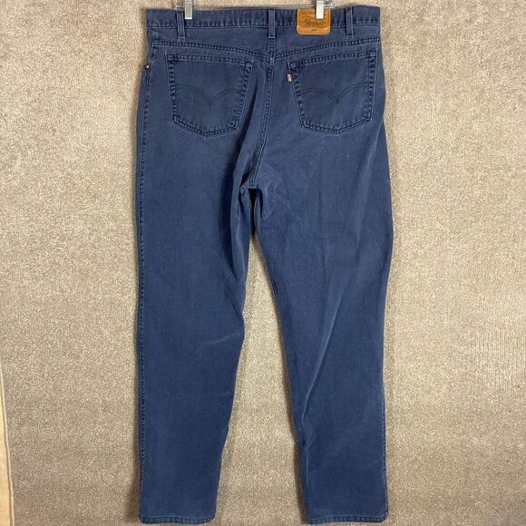 Levi's Signature 540 Jeans Mens 42 x 36 Blue Relaxed Fit Orange Tab Vintage USA - Picture 9 of 11